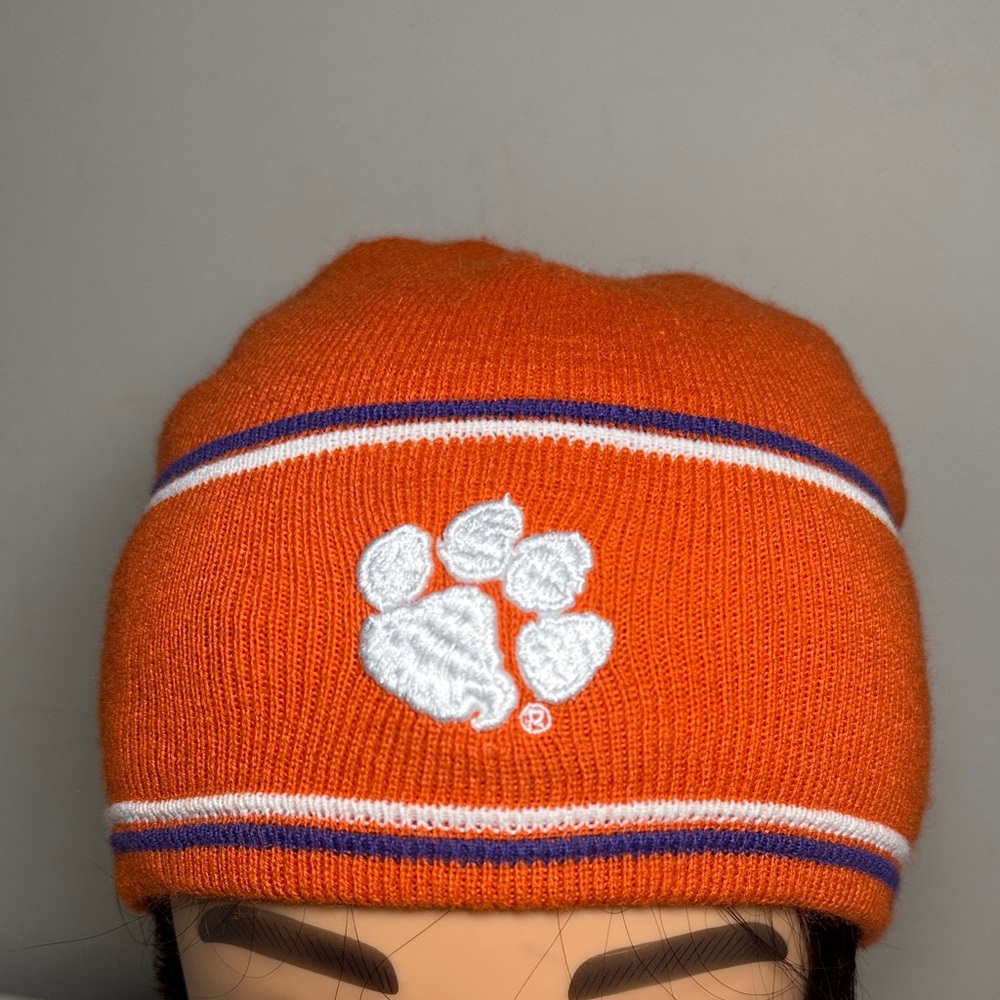 Colosseum Clemson University Orange Knit Beanie